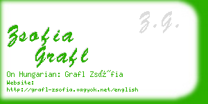 zsofia grafl business card